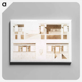 アートパネル-Peripteral Temple of Amenhotep III at Elephantine
 - エジプト美術史 Canvas.