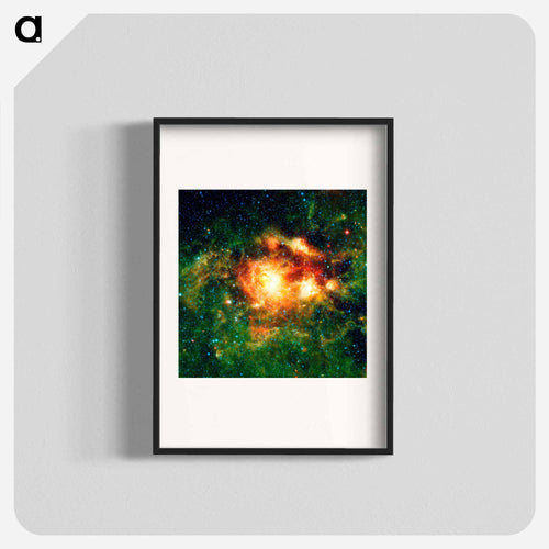 Infrared Stellar Storm
 - ハッブル画像 Poster.