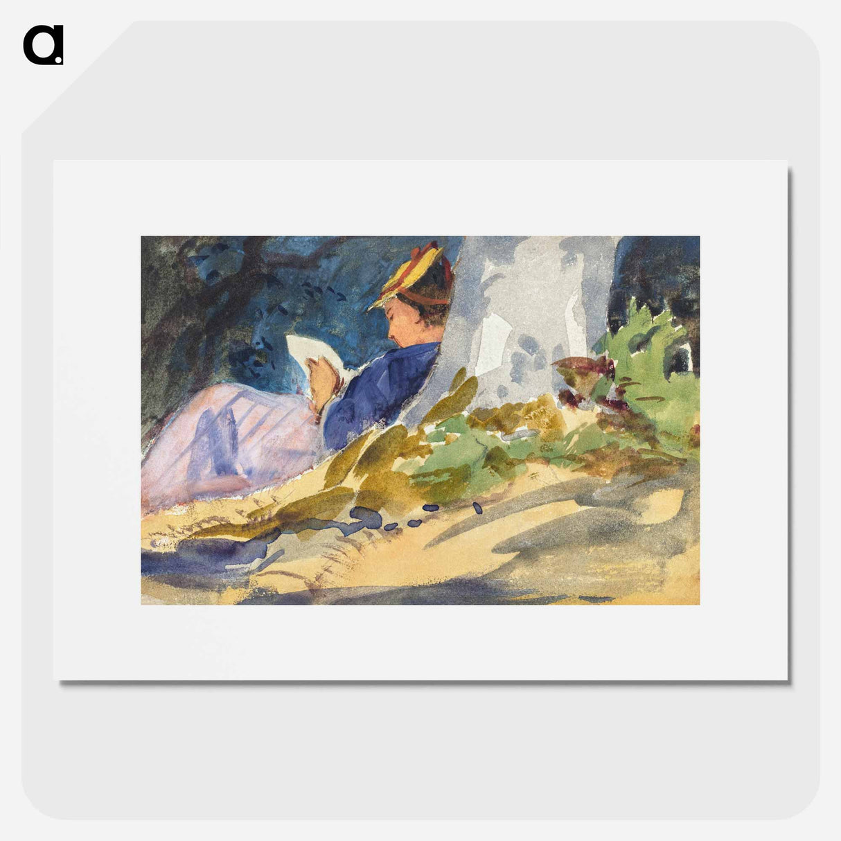 Resting - John Singer Sargent Poster.