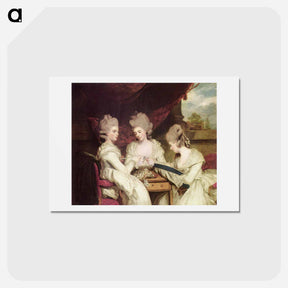 アートポストカード-The Ladies Waldegrave - ジョシュア レノルズ Postcard.