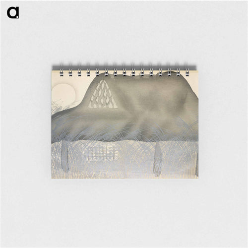 House from Momoyogusa–Flowers of a Hundred Generations - 神坂 雪佳 Memo.