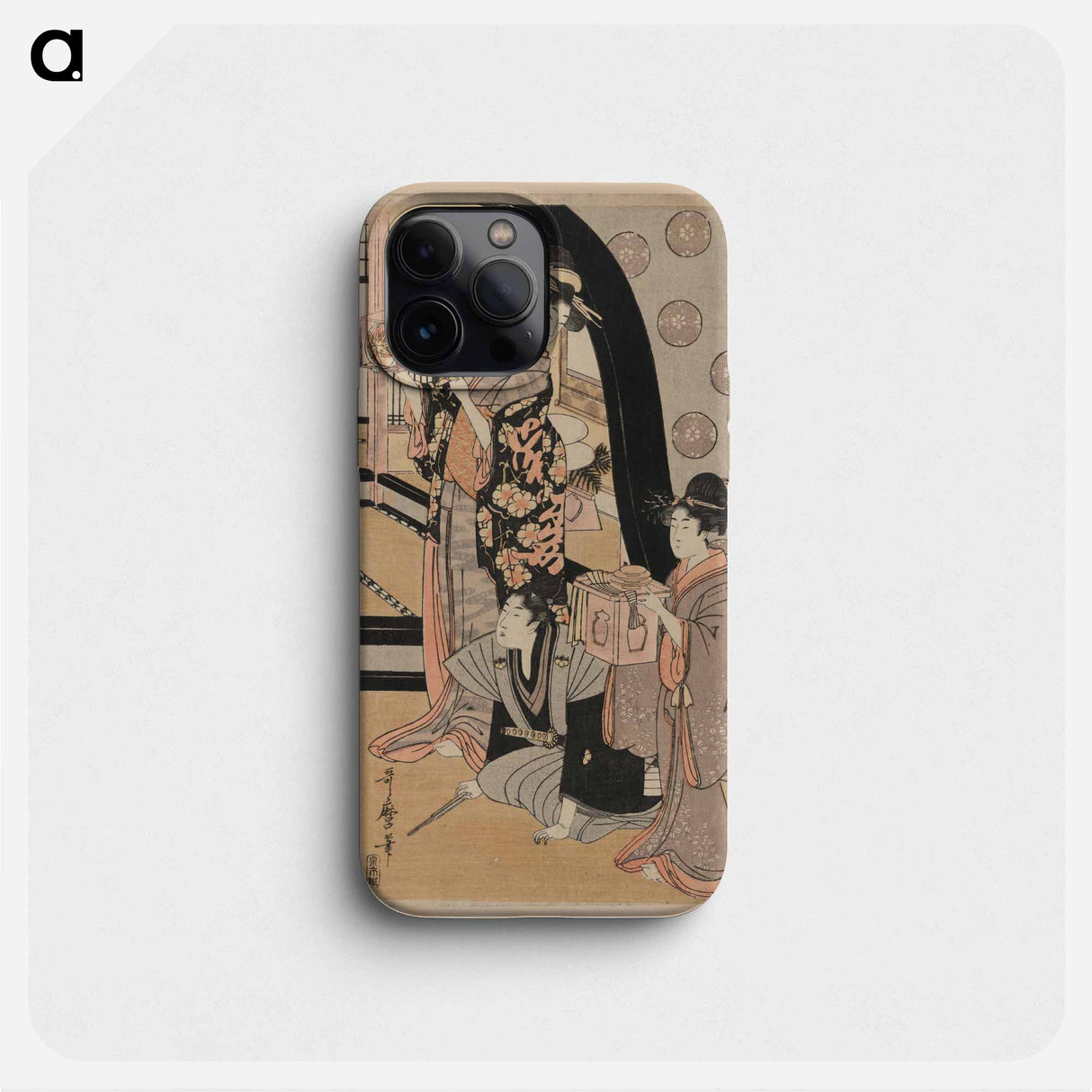 Fukubiki - Kitagawa Utamaro Phone Case.