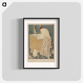 アートポスター-Woman Bathing - メアリー カサット Poster.