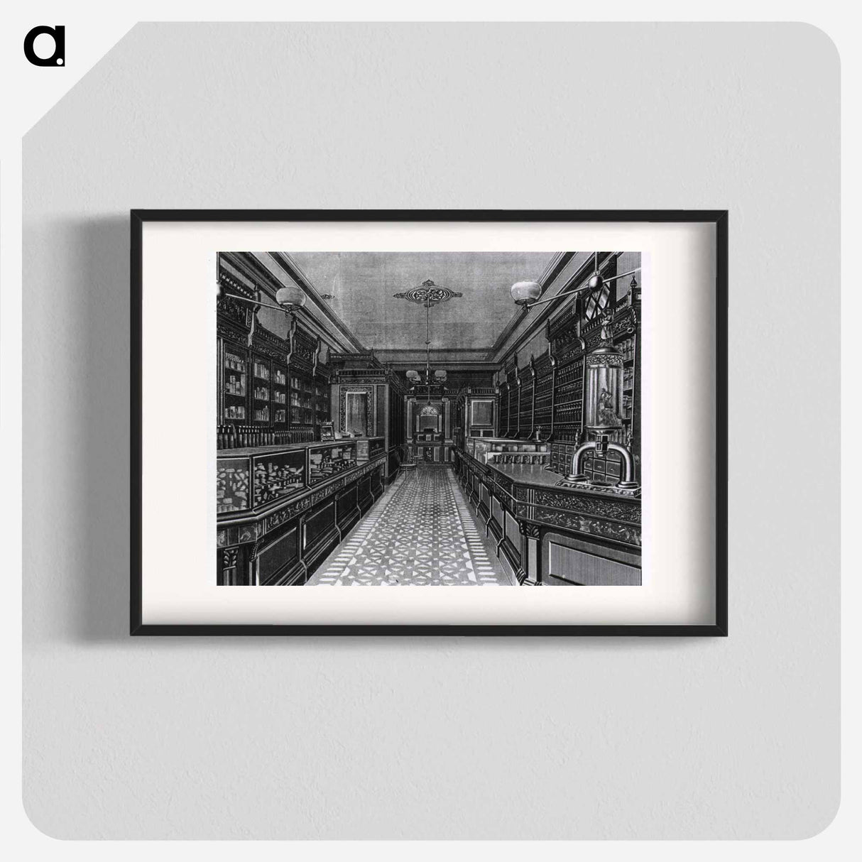 アートポスター-Apothecary Interior
 - 国立医学図書館 Poster.
