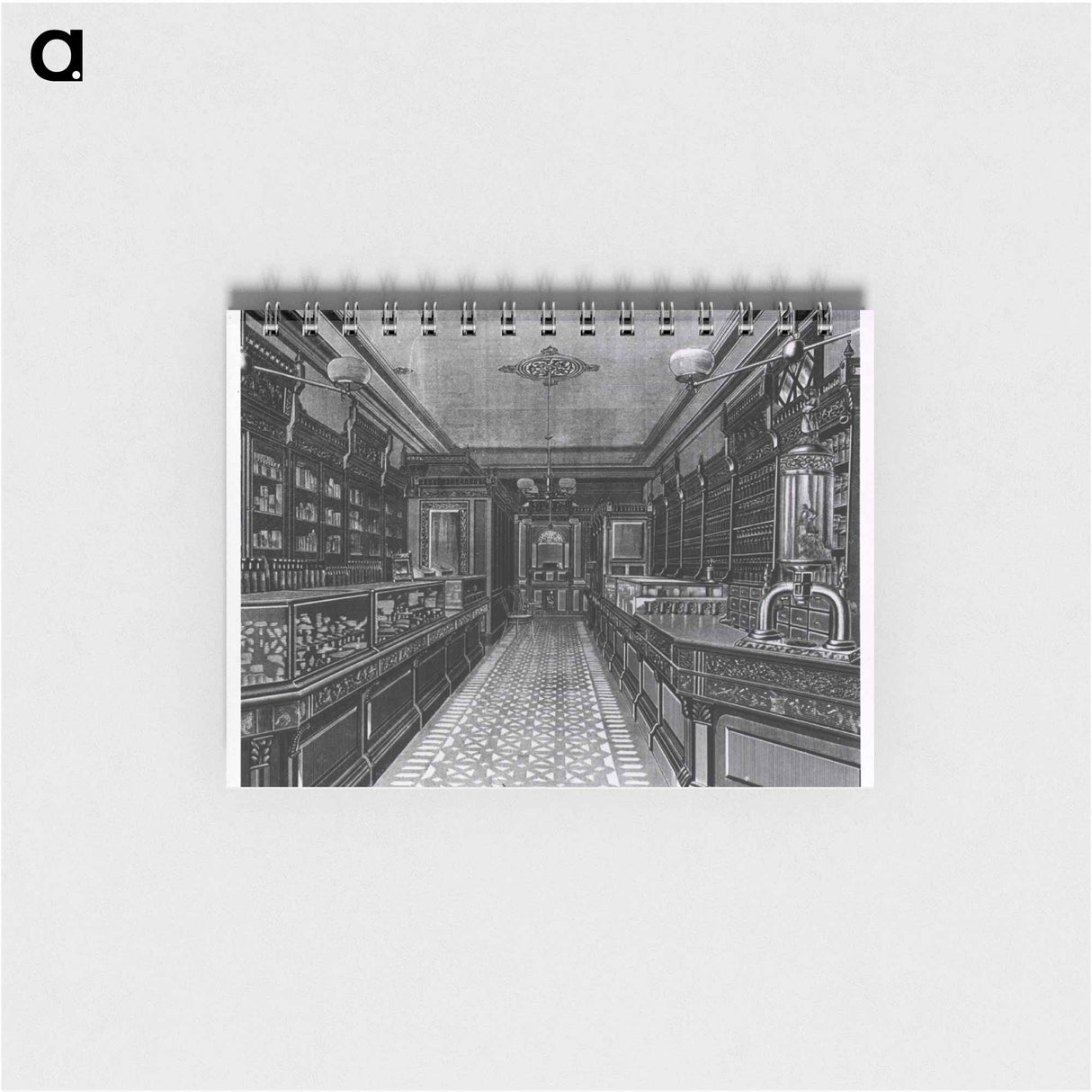 アートメモ帳-Apothecary Interior
 - 国立医学図書館 Memo.