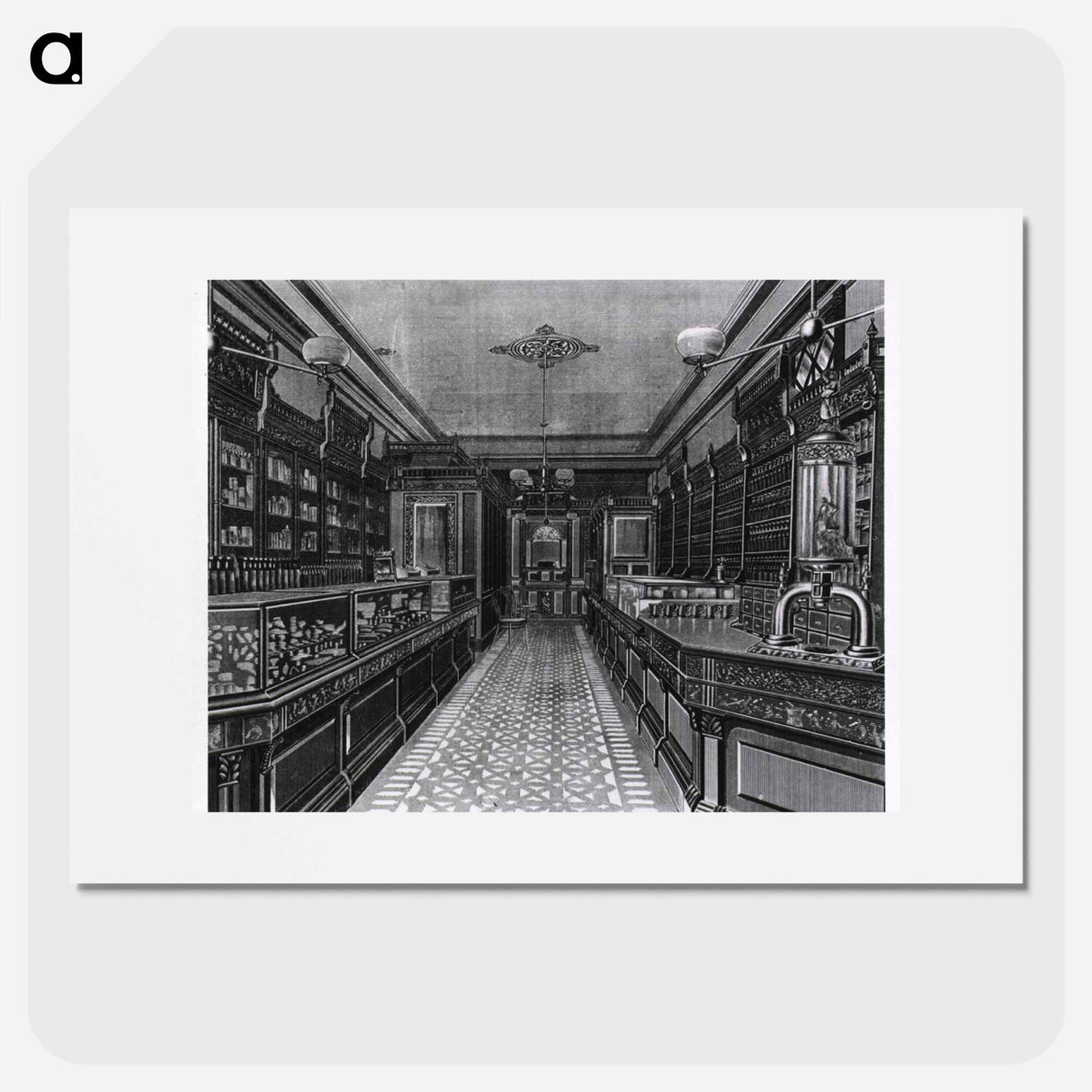 アートポスター-Apothecary Interior
 - 国立医学図書館 Poster.