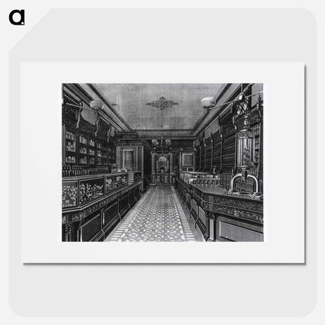 アートポスター-Apothecary Interior
 - 国立医学図書館 Poster.