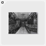 アートポストカード-Apothecary Interior
 - 国立医学図書館 Postcard.