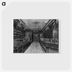 アートポストカード-Apothecary Interior
 - 国立医学図書館 Postcard.