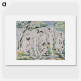 アートポスター-The Small Bathers - ポール セザンヌ Poster.