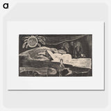 Te Po - ポール ゴーギャン Poster.