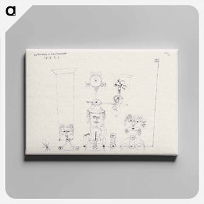 アートパネル-In Memory of an All–Girl Band
 - パウル クレー Canvas.