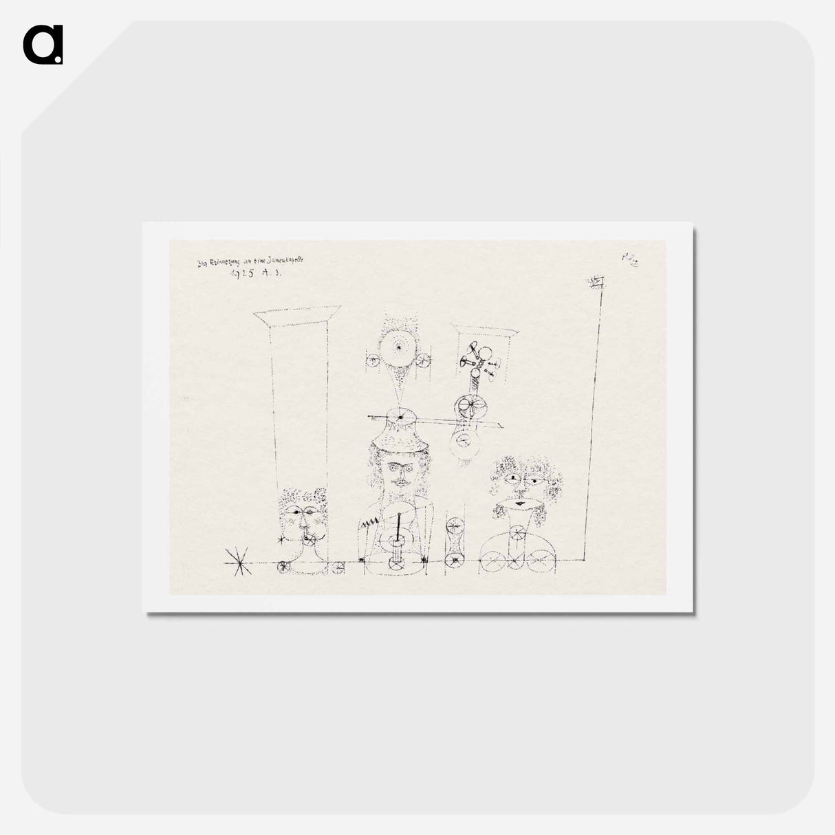 In Memory of an All–Girl Band
 - パウル クレー Postcard.