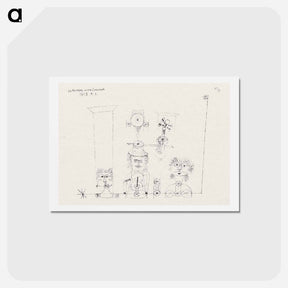 アートポストカード-In Memory of an All–Girl Band
 - パウル クレー Postcard.