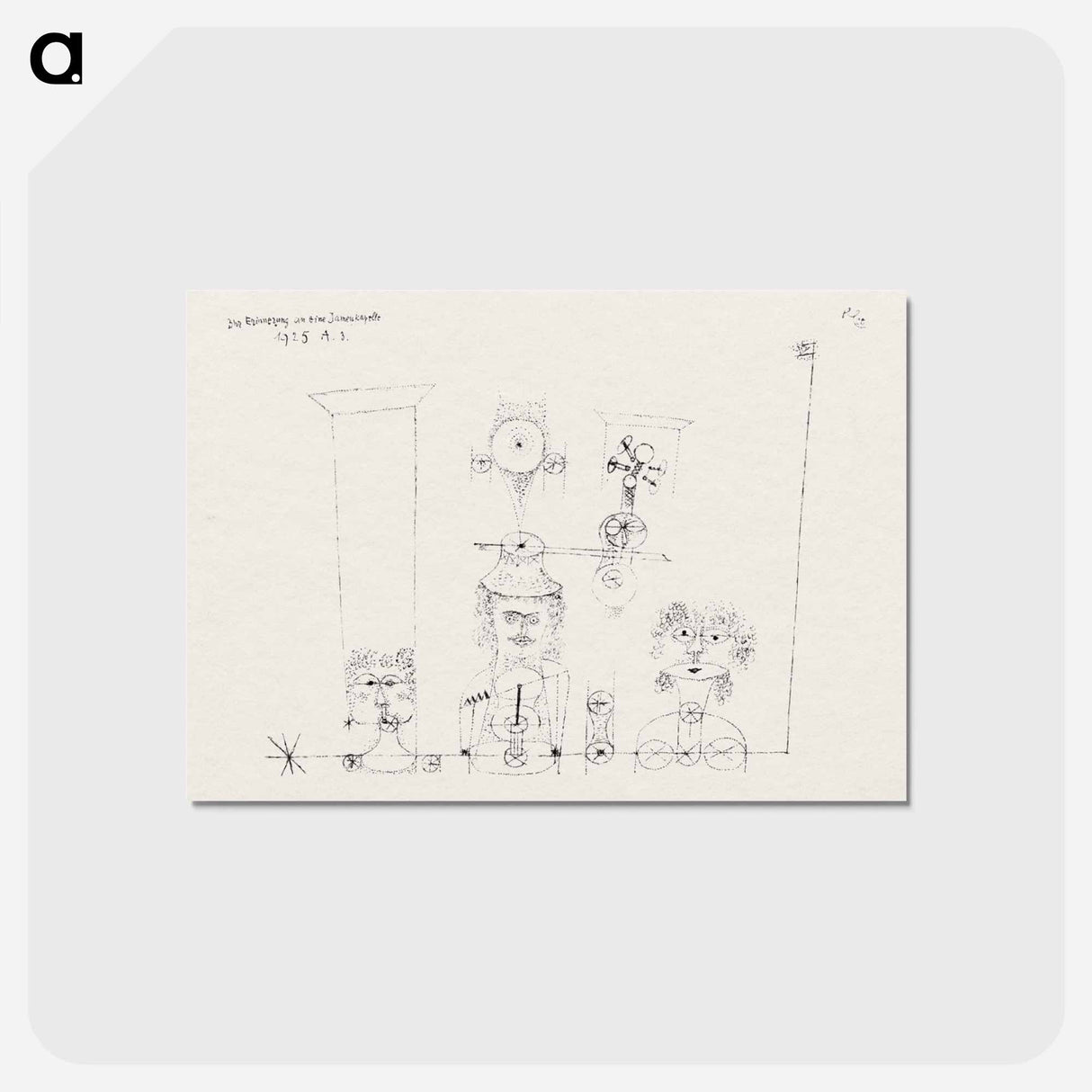 In Memory of an All–Girl Band
 - パウル クレー Postcard.