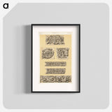 アートポスター-Nineteenth-Century Ornament Pattern
 - 装飾の文法 Poster.