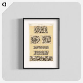 アートポスター-Nineteenth-Century Ornament Pattern
 - 装飾の文法 Poster.