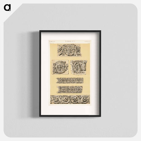 アートポスター-Nineteenth-Century Ornament Pattern
 - 装飾の文法 Poster.