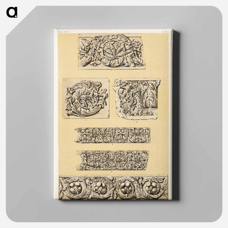 アートパネル-Nineteenth-Century Ornament Pattern
 - 装飾の文法 Canvas.