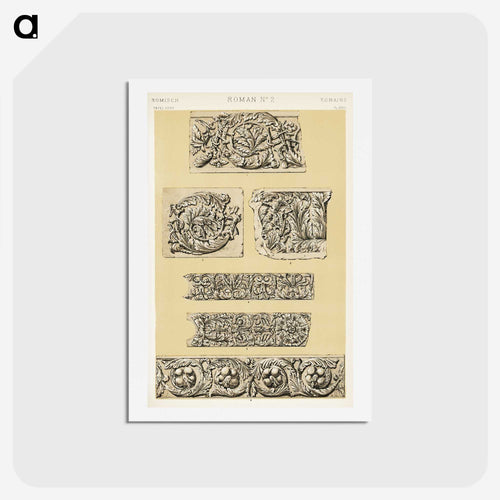 19世紀の装飾パターン - 装飾の文法 Postcard.
