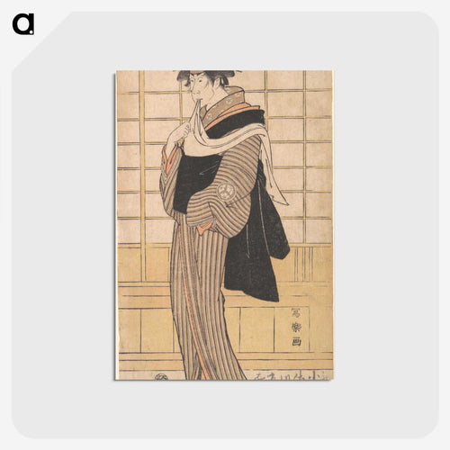 市川男女蔵の「床屋おろく」 - 東洲斎 写楽 Postcard.
