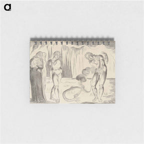 アートメモ帳-A Serpent Attacking Buoso Donata - ウィリアム ブレイク Memo.