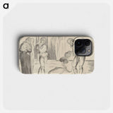 A Serpent Attacking Buoso Donata - William Blake Phone Case.