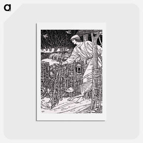 アートポストカード-The Shepheardes Calender Conteyning Twelve Aeglogues, Proportionable to the Twelve Monethes - ウィリアム モリス Postcard.