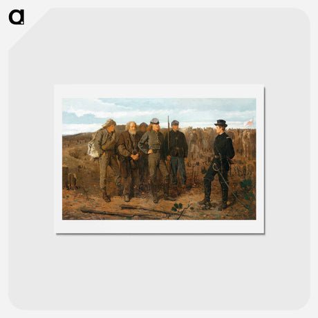 アートポストカード-Prisoners from the Front - ウィンスロー ホーマー Postcard.