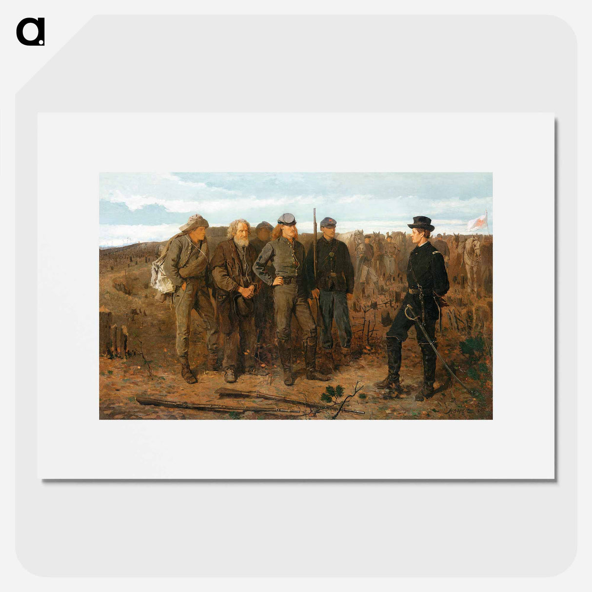 Prisoners from the Front - Winslow Homer Poster.