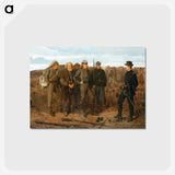 アートポストカード-Prisoners from the Front - ウィンスロー ホーマー Postcard.