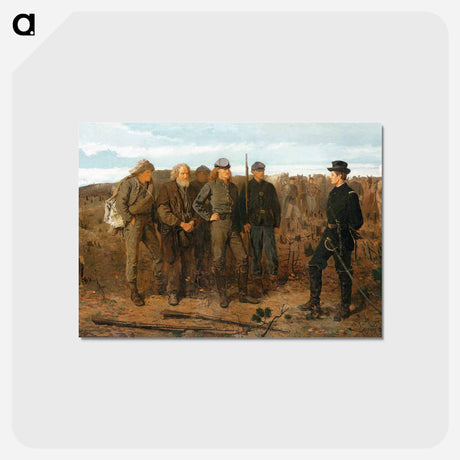 アートポストカード-Prisoners from the Front - ウィンスロー ホーマー Postcard.
