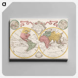 Mappa totius mundi - アンティーク地図 Canvas.