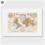 Mappa totius mundi - アンティーク地図 Poster.