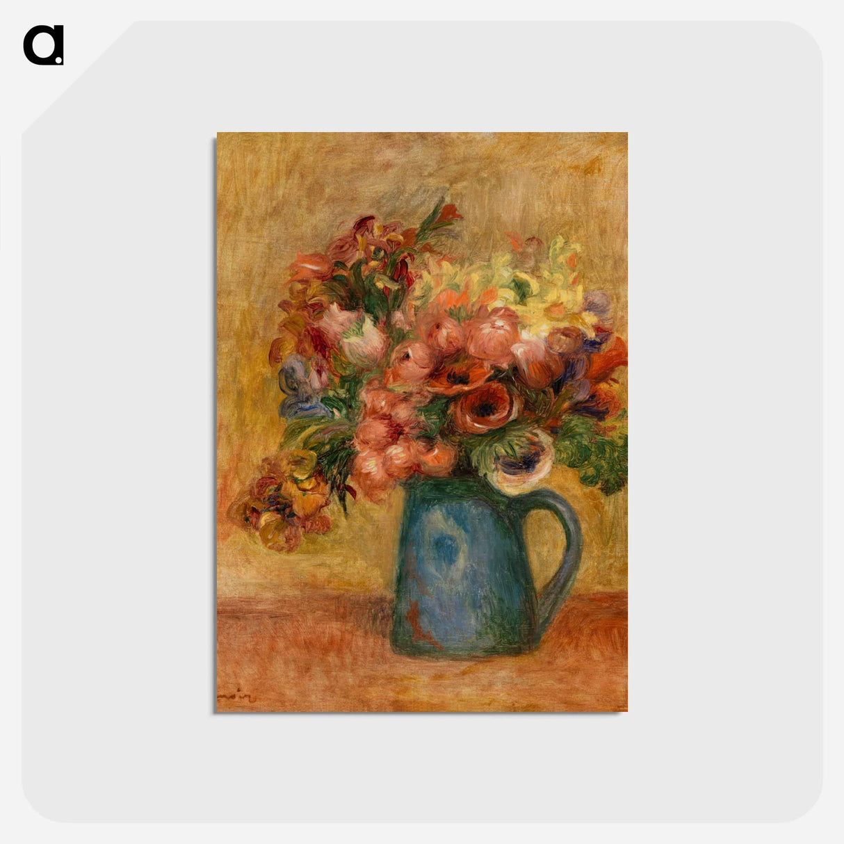 アートポストカード-Vase of Flowers
 - バーンズ・コレクション Postcard.