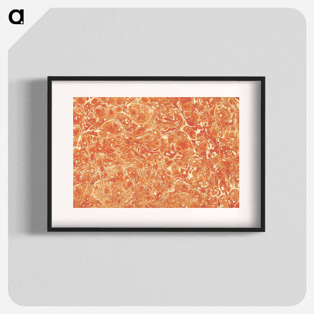 アートポスター-Abstract Brown Pattern
 - 大英図書館 Poster.