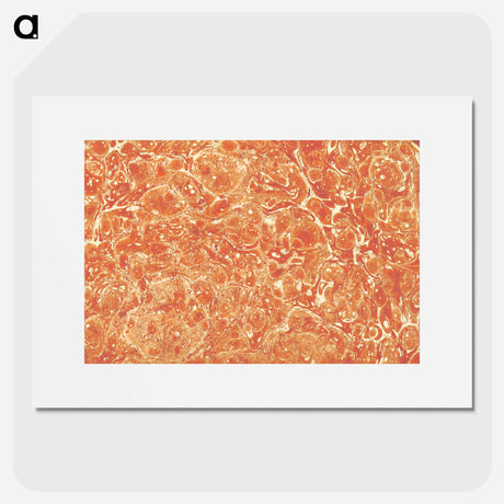 アートポスター-Abstract Brown Pattern
 - 大英図書館 Poster.