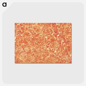 アートポストカード-Abstract Brown Pattern
 - 大英図書館 Postcard.