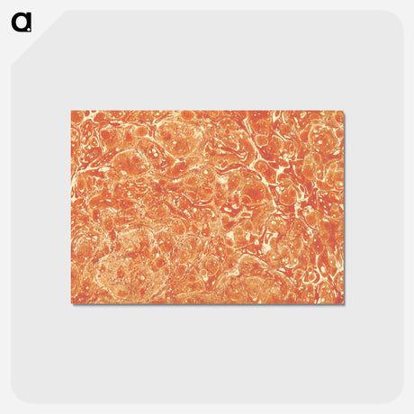 アートポストカード-Abstract Brown Pattern
 - 大英図書館 Postcard.