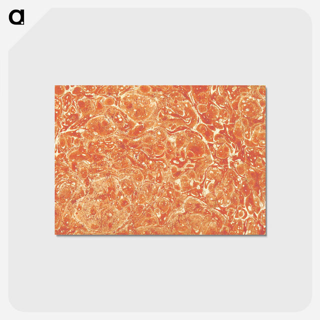 アートポストカード-Abstract Brown Pattern
 - 大英図書館 Postcard.