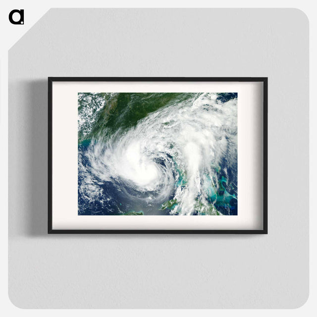 アートポスター-Tropical Storm Isaac over Florida
 - 上空からの地球 Poster.