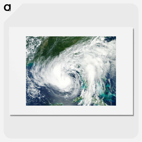 アートポスター-Tropical Storm Isaac over Florida
 - 上空からの地球 Poster.
