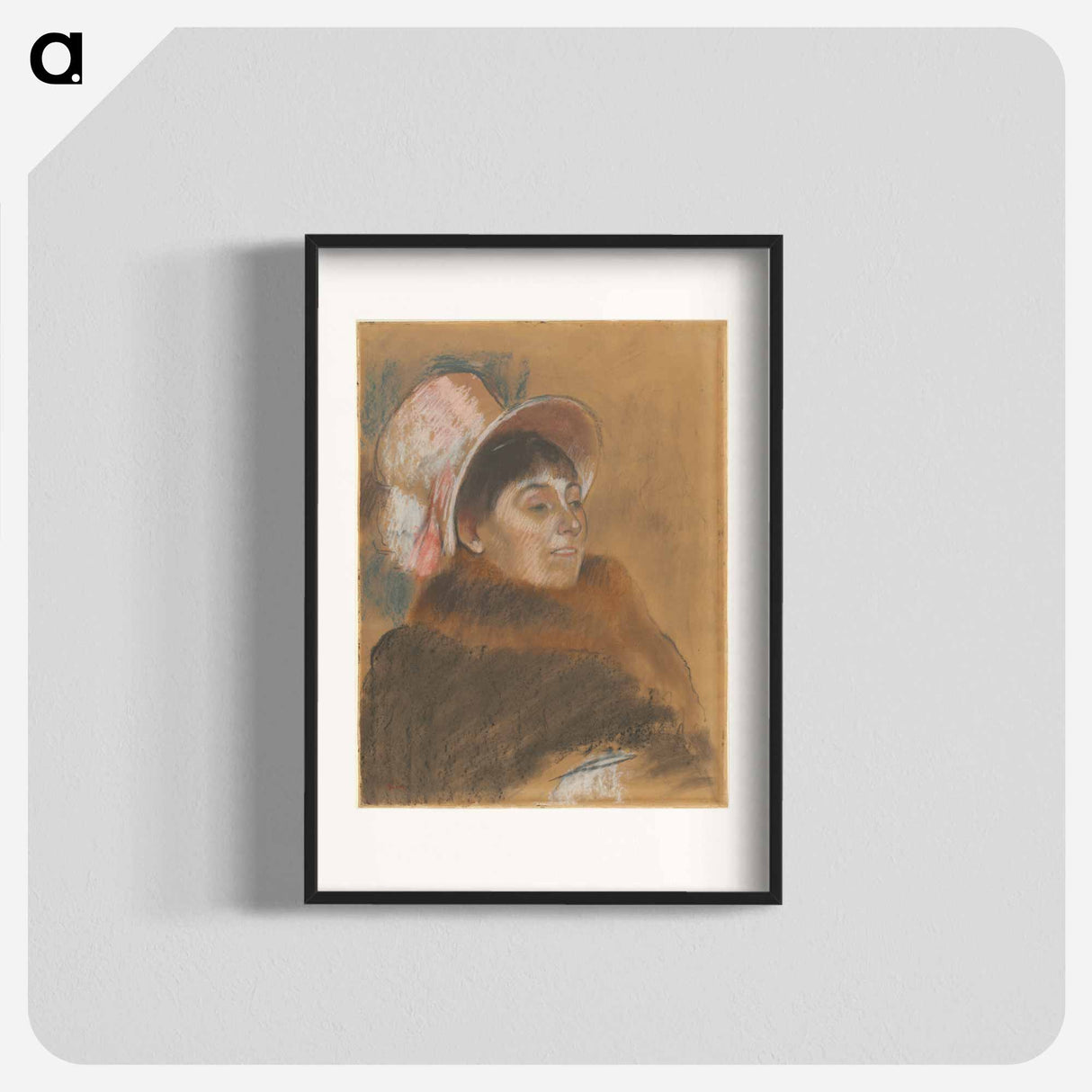 Madame Dietz-Monnin - Edgar Degas Poster.