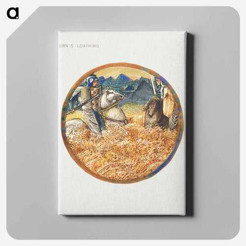 Saturn's Loathing from The Flower Book - エドワード バーン ジョーンズ Canvas.