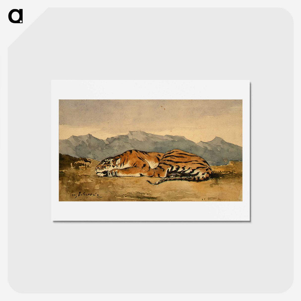 2-45_Eugene-Delacroix_hagaki