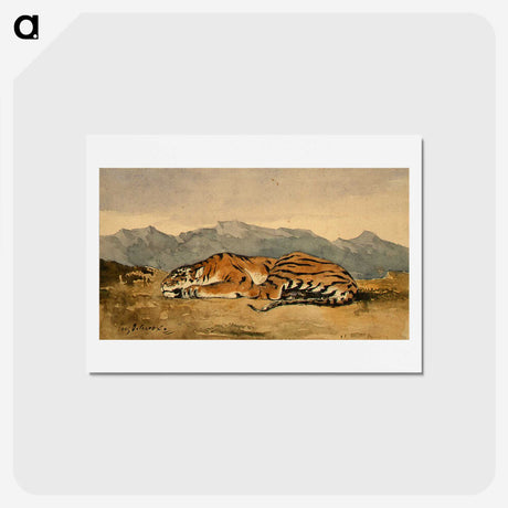 2-45_Eugene-Delacroix_hagaki