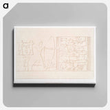 アートパネル-Archery Hunting with Hounds
 - エジプト美術史 Canvas.