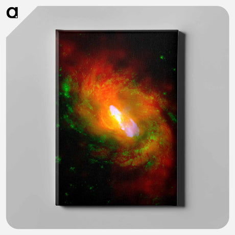 アートパネル-NGC 1068: Supermassive Black Hole Galaxy
 - ハッブル画像 Canvas.