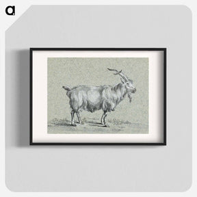 アートポスター-Standing goat - ジャン ベルナール Poster.