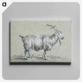 アートパネル-Standing goat - ジャン ベルナール Canvas.